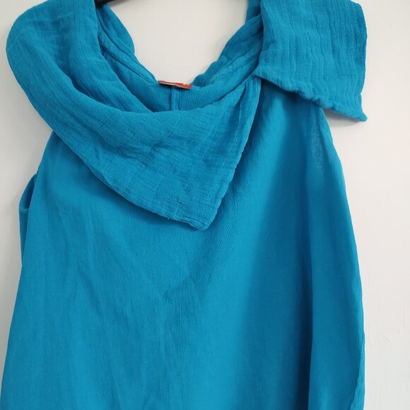 Oh My Gauze! Turquoise Top Size 2 - Picture 2 of 2